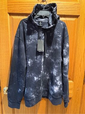 Armani Exchange Black Hoodie Sz XL